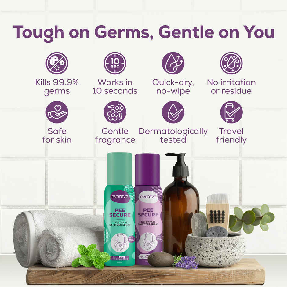 Evereve Toilet Seat Sanitizer | Lavender & Mint