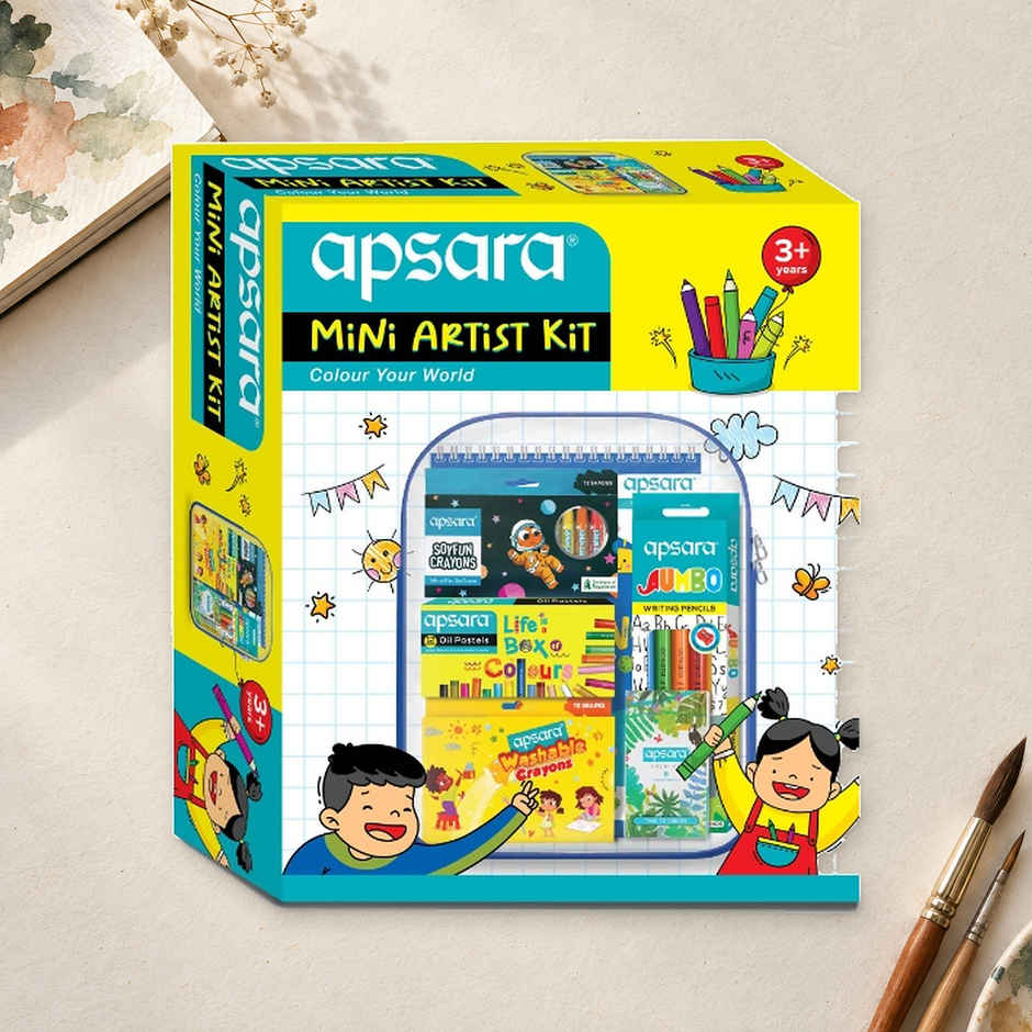 Apsara Mini Artist Kit | Non-Toxic & Child safe | Attractively Packaged