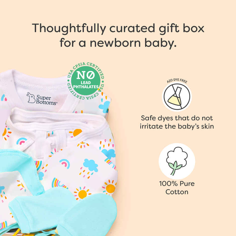 SuperBottoms Newborn Gift Set | 0 to 3 Months