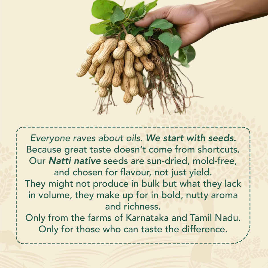 Anveshan Groundnut (Peanut) Wood Pressed Oil | Healthy Cooking Oil