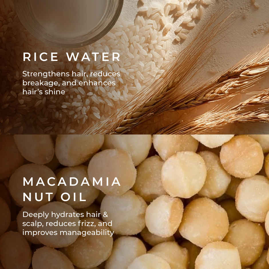Naturali Daily Strength & Nourish Conditioner with Rice Water & Macadamia Nut Oil