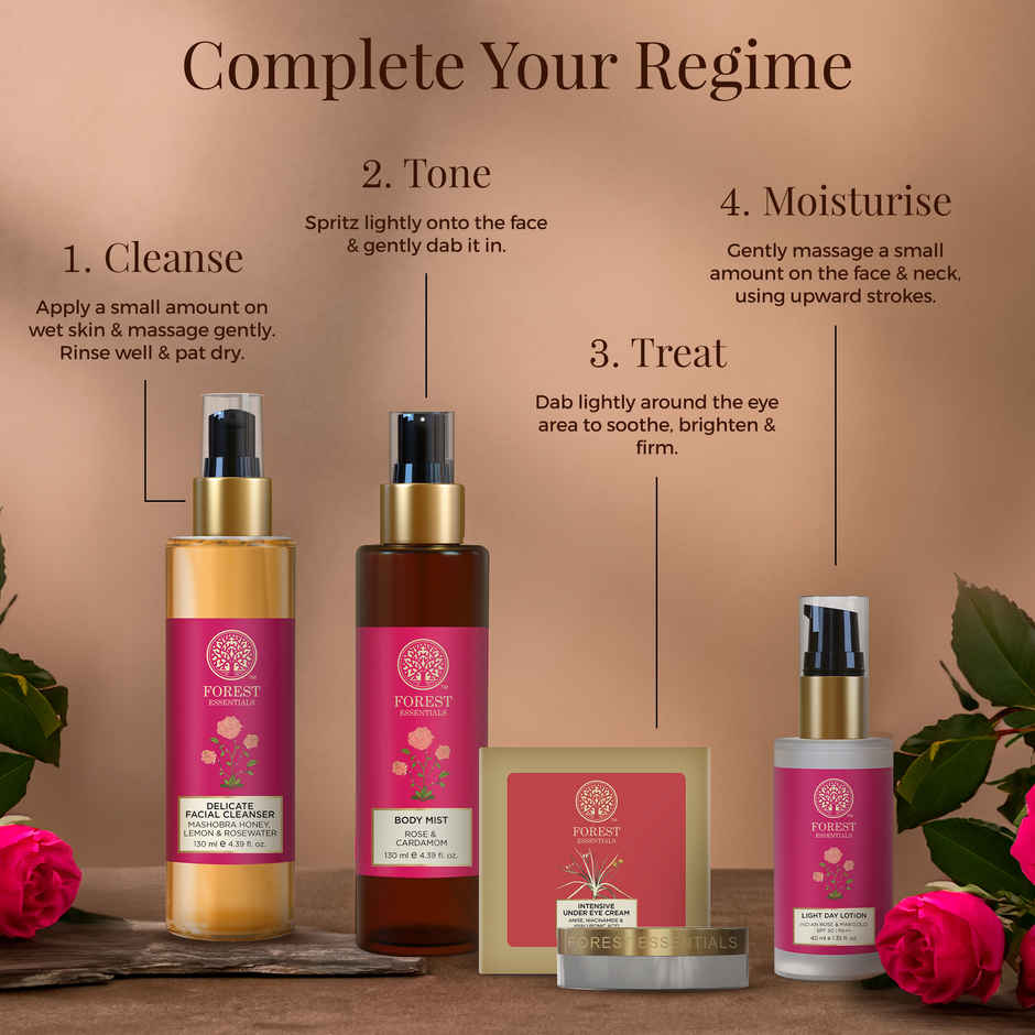 Forest Essentials Facial Tonic Mist Pure Rosewater | Travel Size Hydrating Toner
