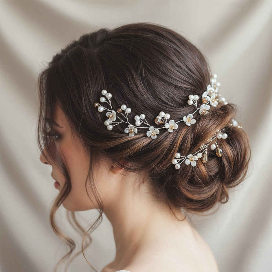 Premium Designer Hair Accessory - Traditional Indian Jewellery | Oye Happy