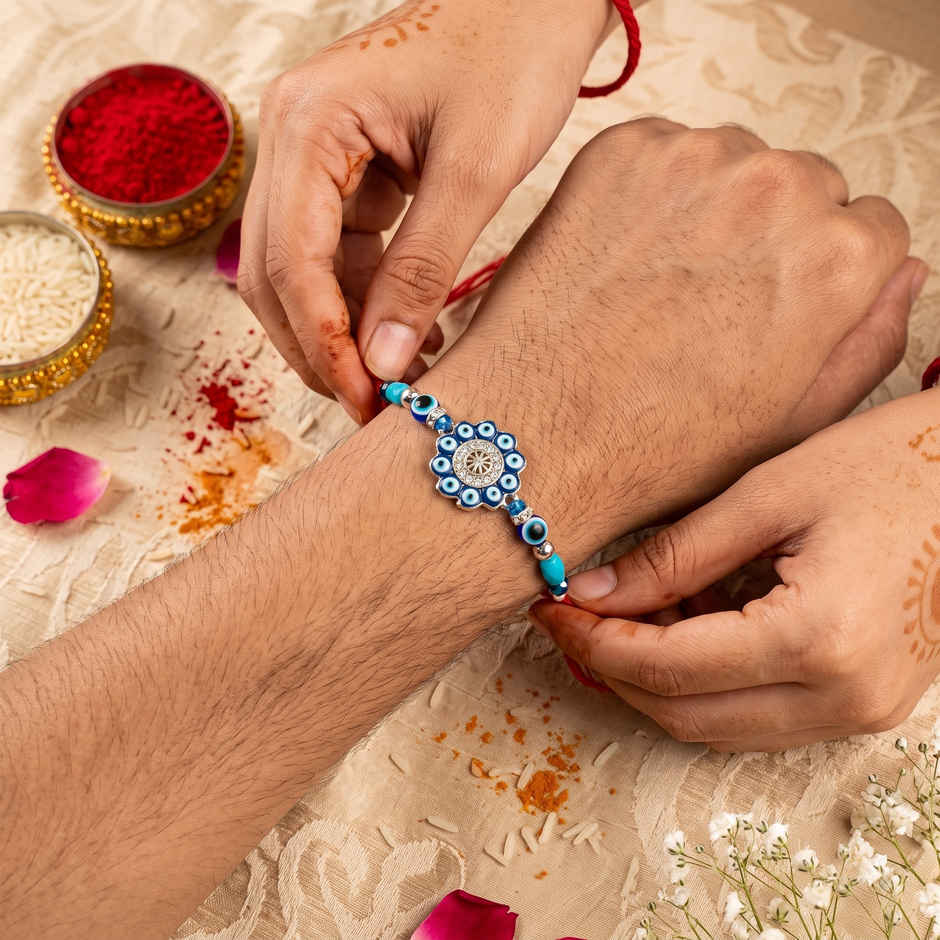 Rakhi for Brother | Evil Eye | Pack of 1 | Avyaan Rakhi