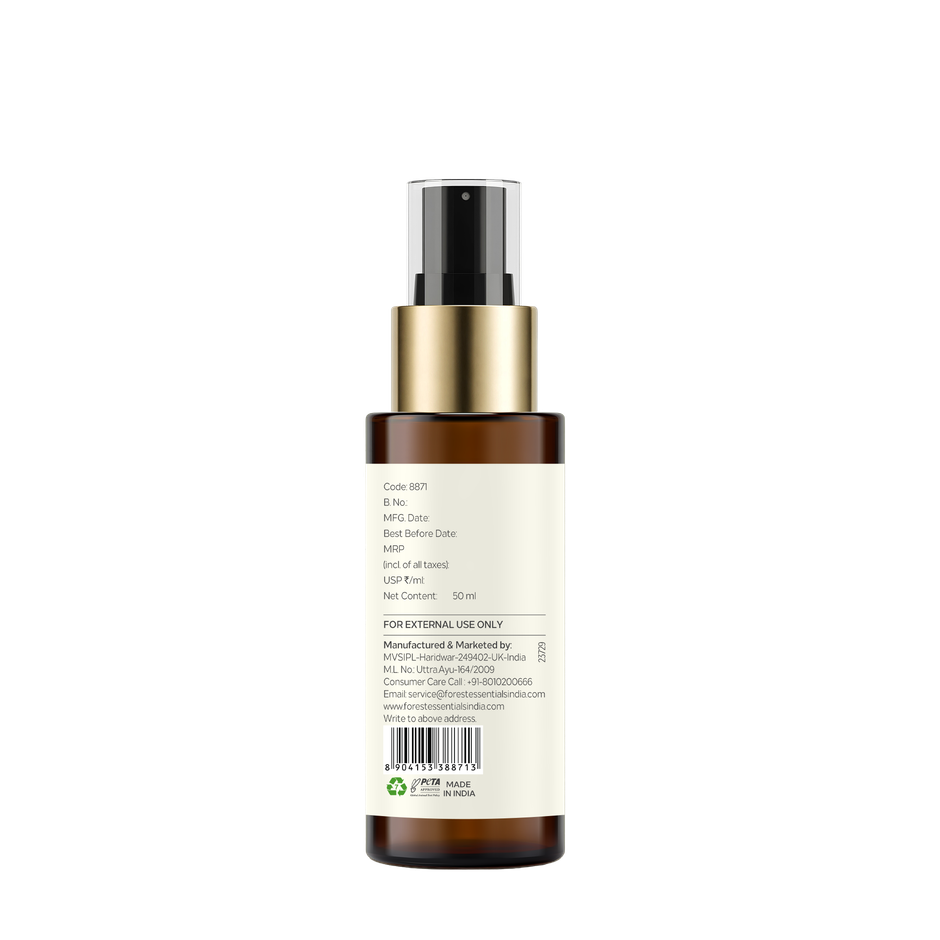 Forest Essentials Facial Tonic Mist Pure Rosewater | Travel Size Hydrating Toner