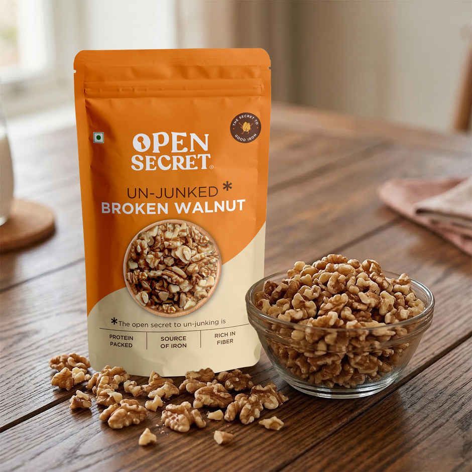 Open Secret Premium Broken Walnut Kernels | Akhrot