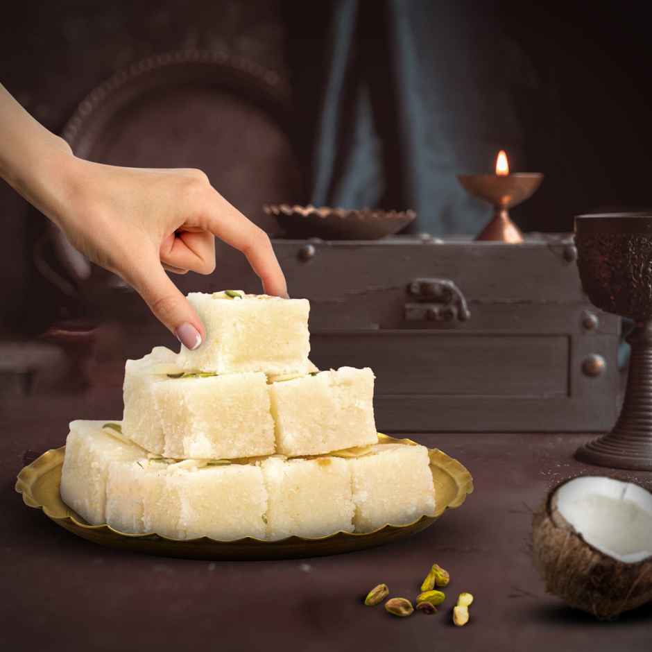 Nariyal Barfi | Coconut Burfi by Bansiwala