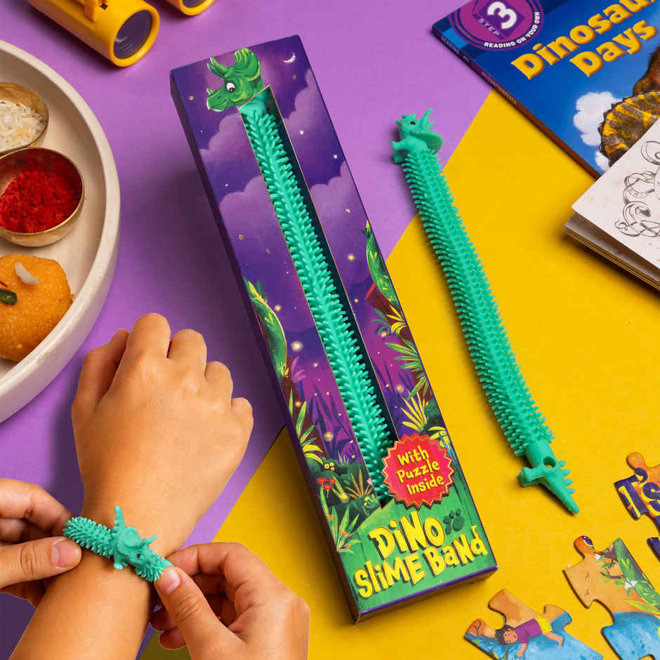 Phool Kids Triceratops Rakhi Band (Color may vary)