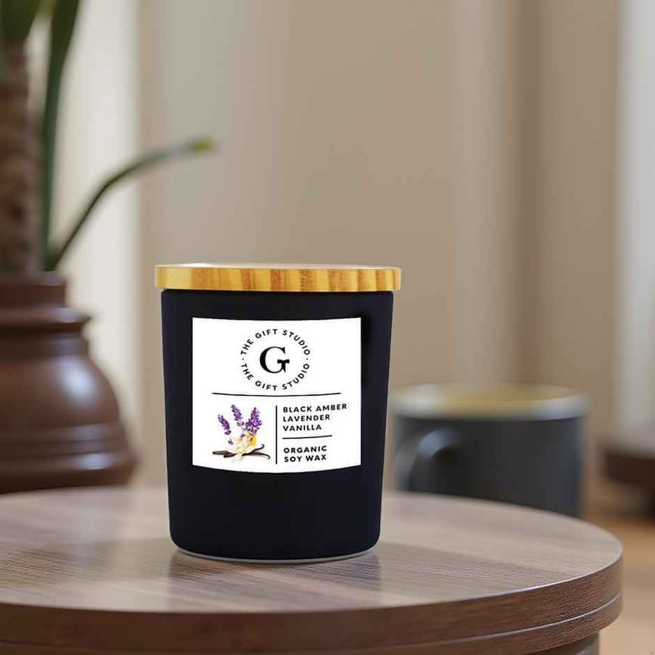 The Gift Studio Matte Black Candle