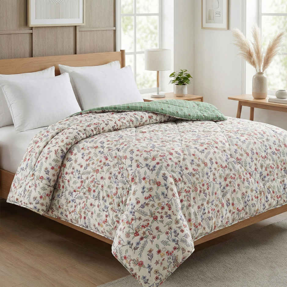 Dream Living Printed Reversible Double Bed AC Comforter 220 x 230 cm