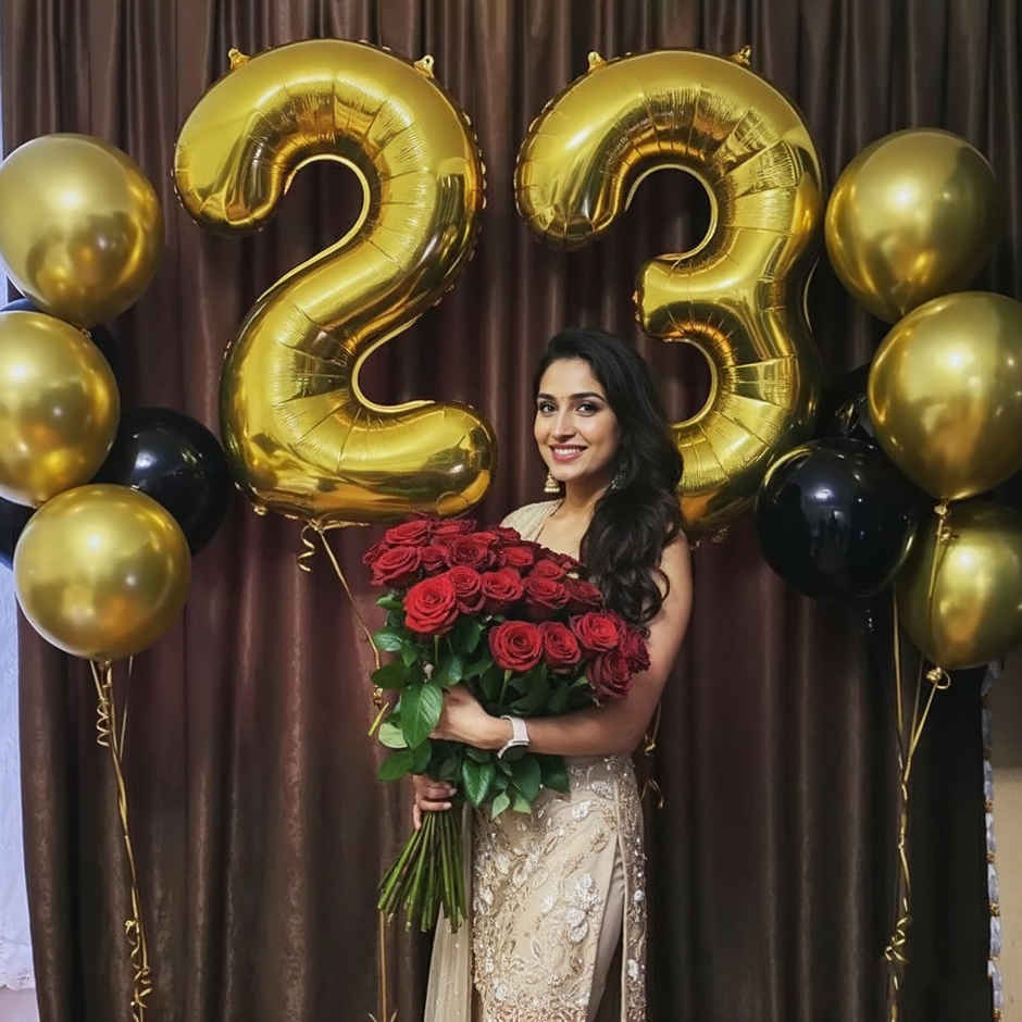 Number Balloons (0-9) | Foil Balloons | Birthday Decoration | Party Needs| Propcon