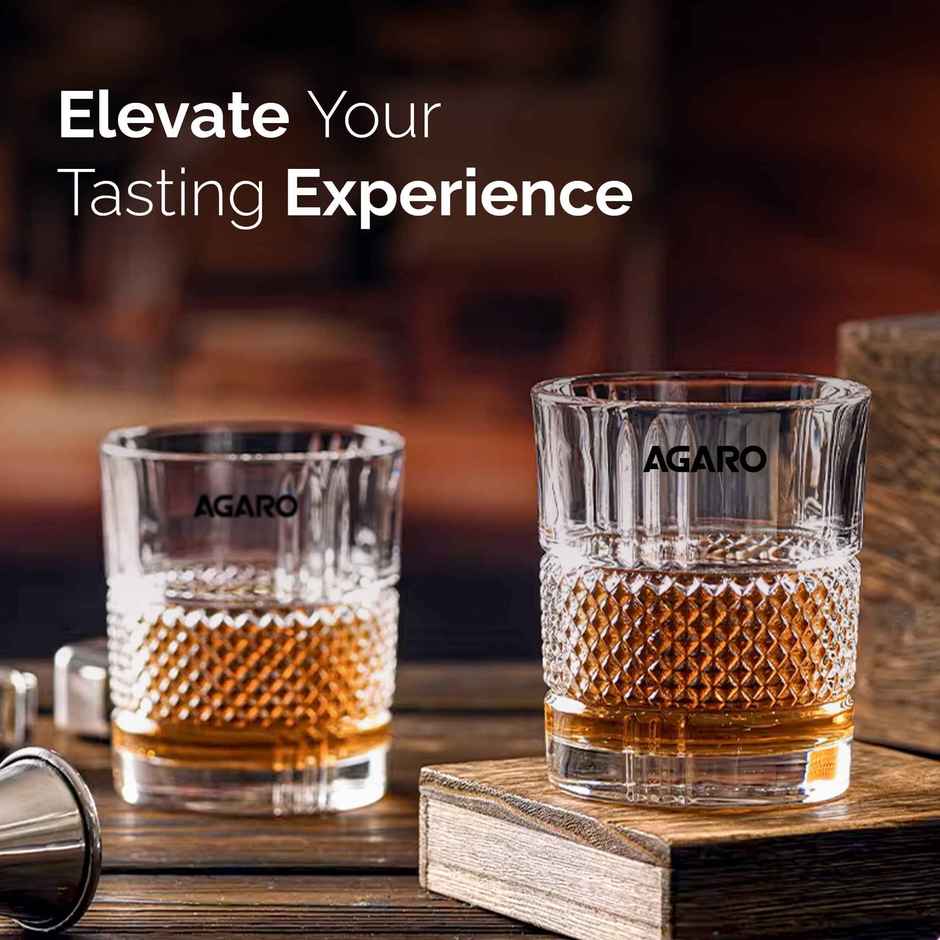 Elegant Whiskey Glass | 325 ml | Agaro