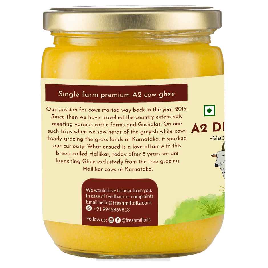 Fresh Mill Oils A2 Desi Cow Ghee