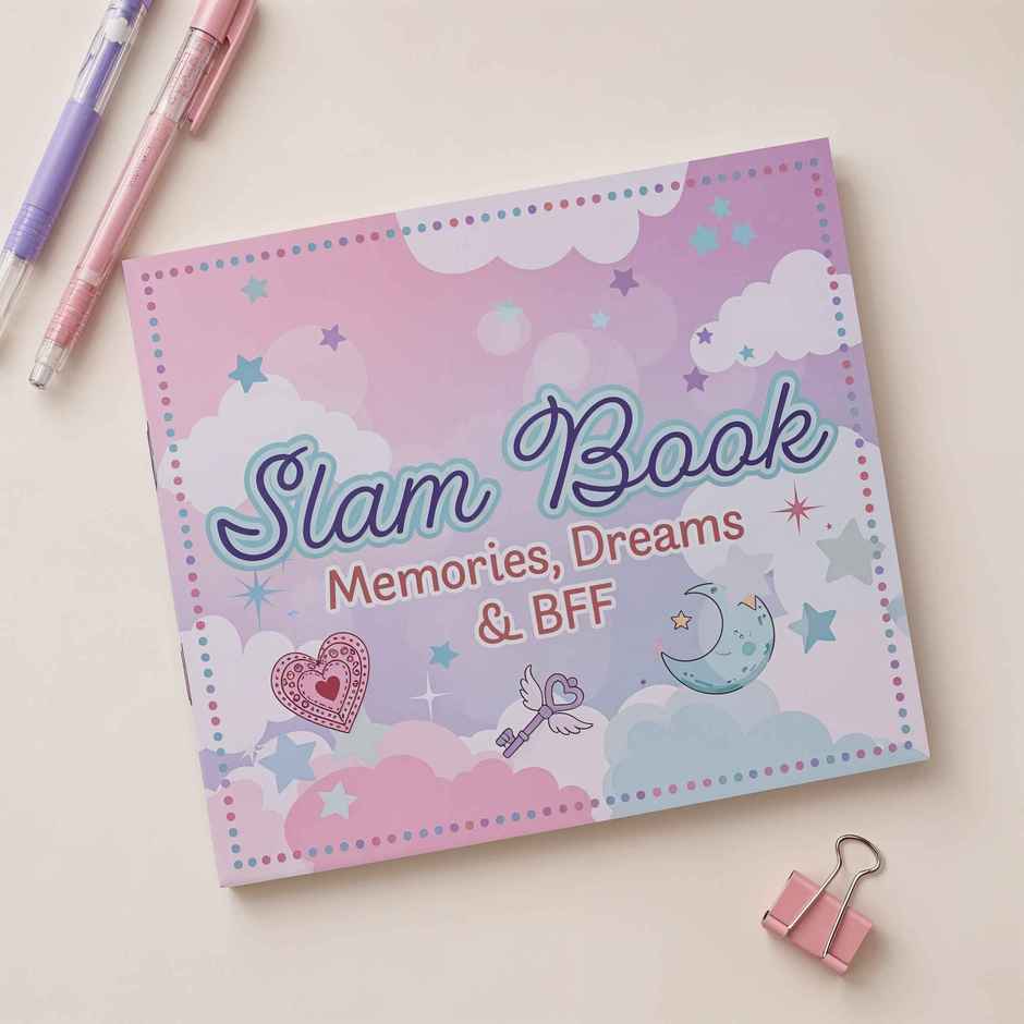 Slam Book - Genz Pastel Cloud Design | Oye Happy