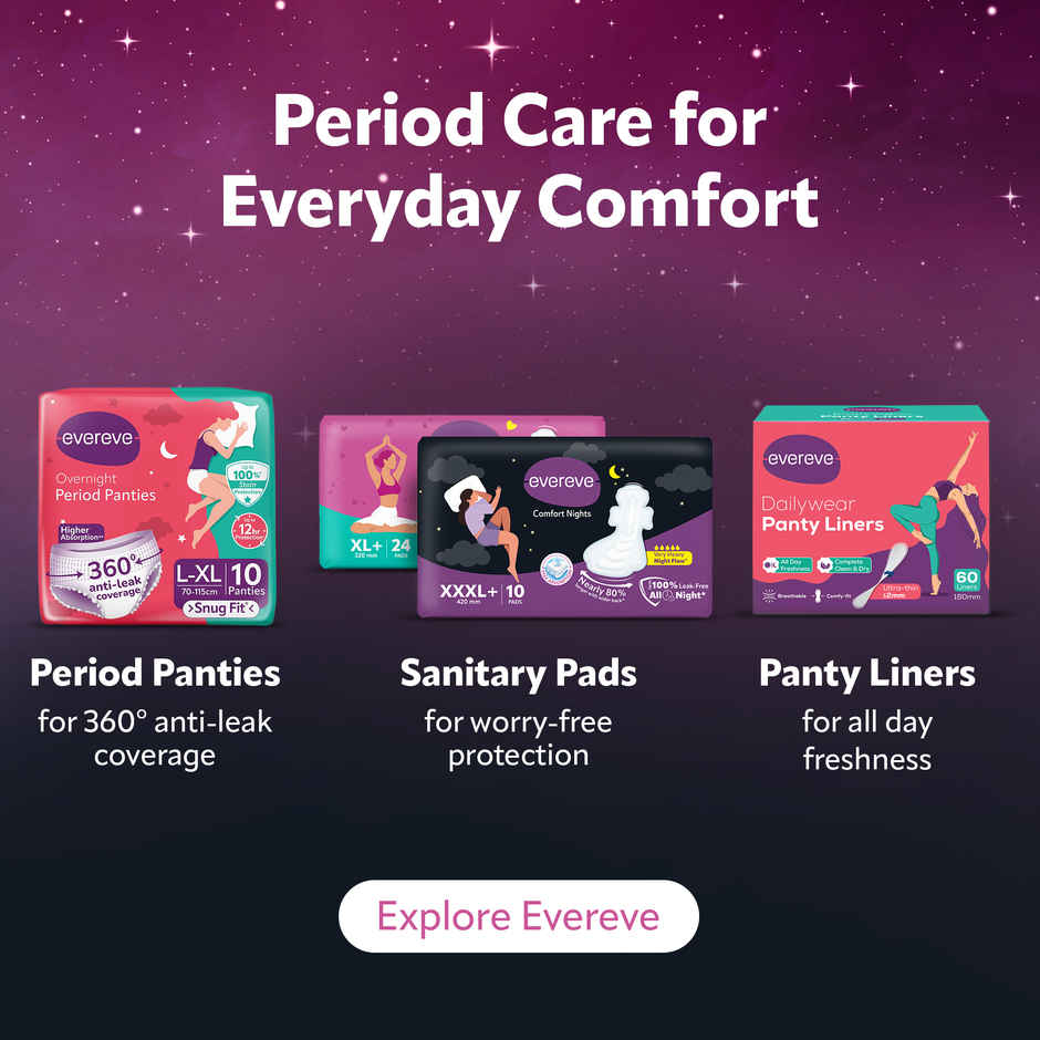 Evereve Comfort Nights Sanitary Pads 2XL | 360mm 60 Longer