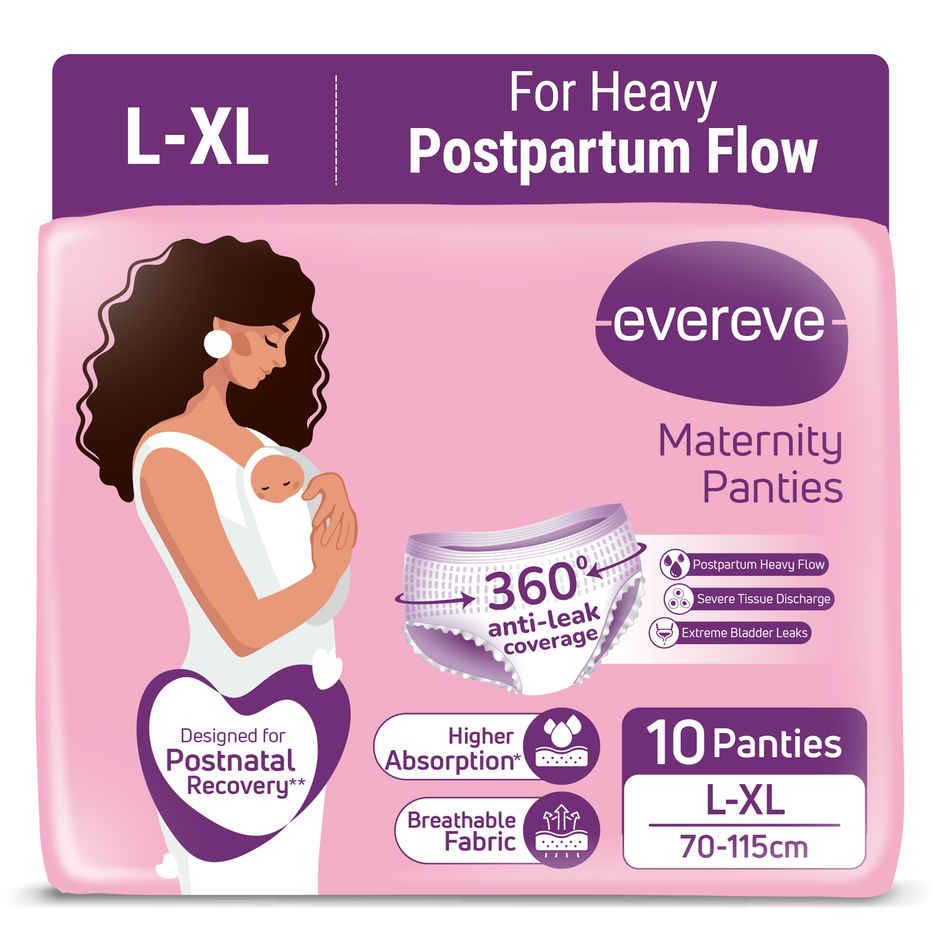 Evereve Maternity Period Panties for Women | L-XL