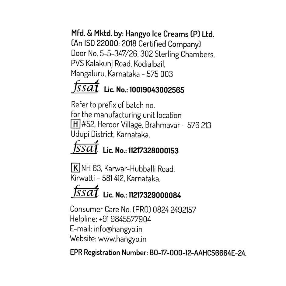 Hangyo Pista Kesar Kulfi Medium Fat Ice Cream Combo   