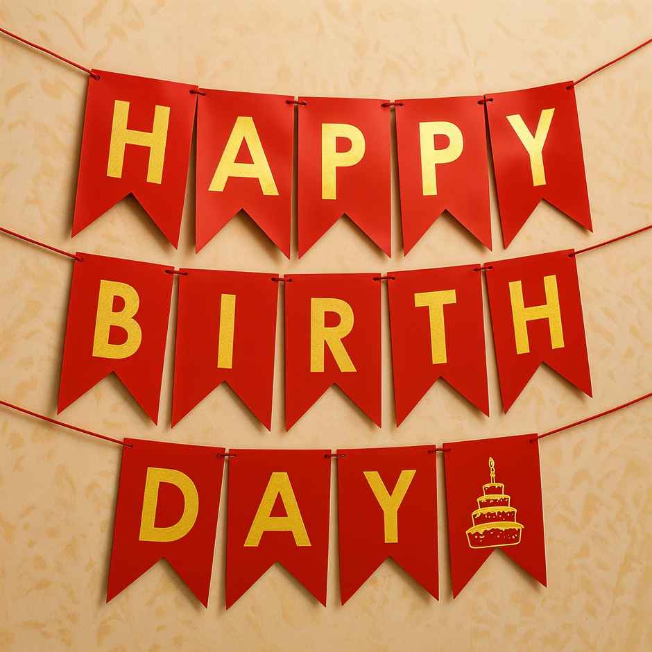 Happy Birthday Foil Banner | Propcon