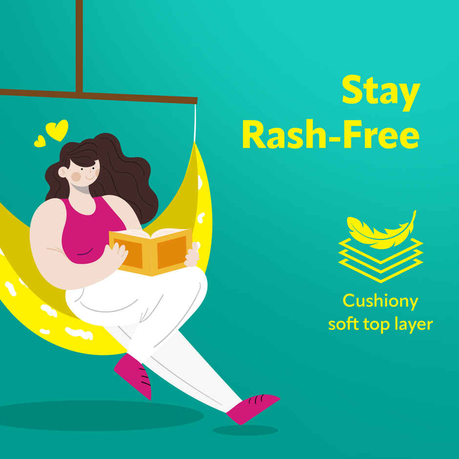 Evereve Comfort Sanitary Pads for Women | XL 320mm Longest and Widest Day Pad