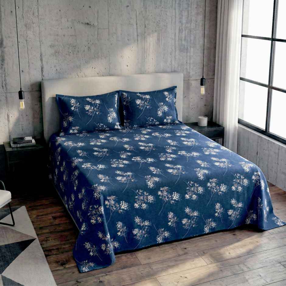 Dream Living 135 GSM King Bedsheet Set |250 x 275 cm| With 2 Pillow Covers