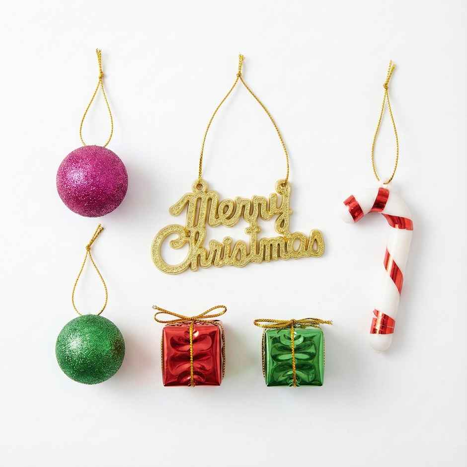 Christmas Tree Decor Kit | Multicolor | Complete Set | Picfest