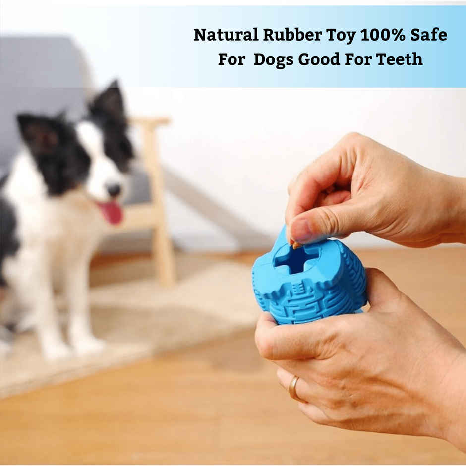 Foodie Puppies Natural Rubber Dog Chew Toy For Aggressive Chewers | Interactive Treat Dispenser