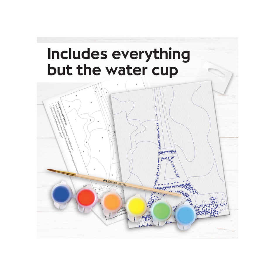 Faber-Castell 341056 Paint by Number Museum Series | The Eiffel Tower
