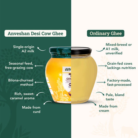 Anveshan A2 Desi Cow Ghee