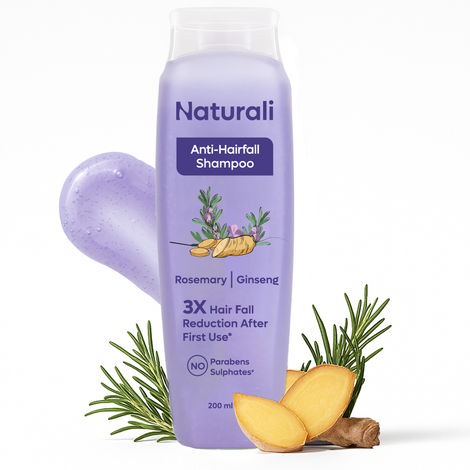 Naturali Anti-Hairfall Shampoo With Rosemary Oil & Ginseng Extract