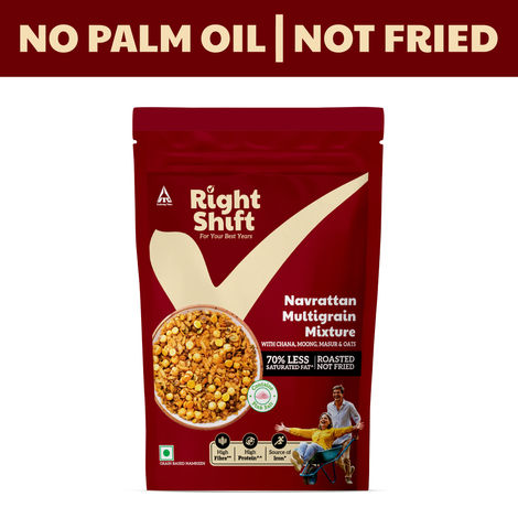 Right Shift Roasted Navrattan Multigrain Mixture | 70% Less Saturated Fat