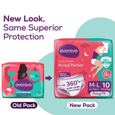 Evereve Overnight Disposable Period Panties | M-L