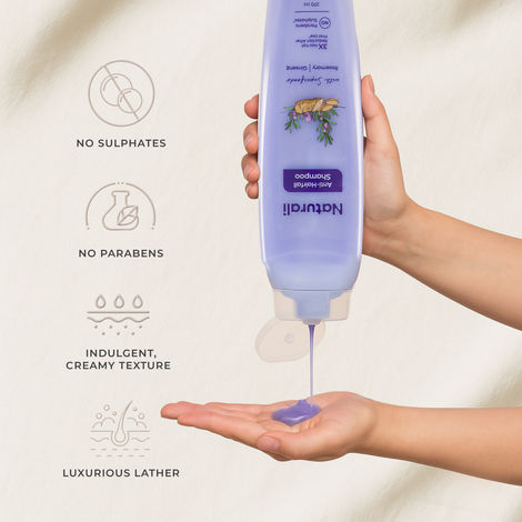 Naturali Anti-Hairfall Shampoo With Rosemary Oil & Ginseng Extract