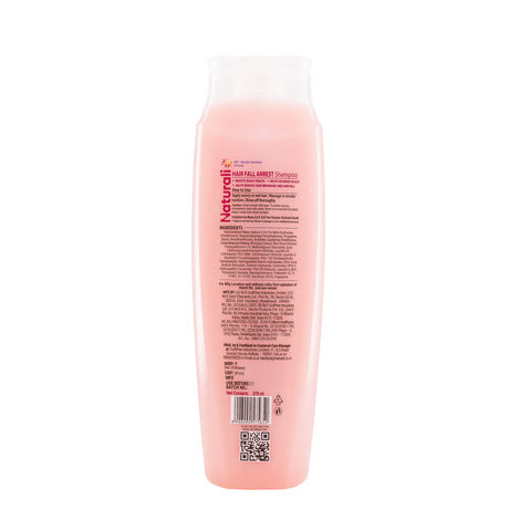 Naturali Hairfall Arrest Shampoo With Red Onion & Bhringraj