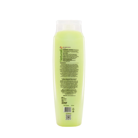 Naturali Dandruff Defence Shampoo With Tea Tree Oil & Cactus Extract