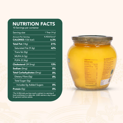 Anveshan A2 Gir Cow Ghee Traditional Bilona Method Cultured Curd Based Immunity Booster