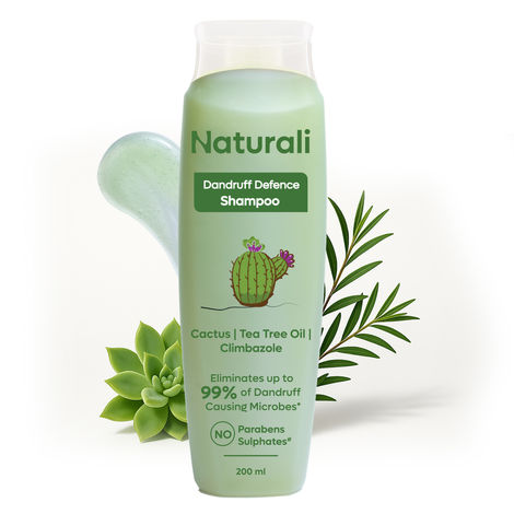 Naturali Dandruff Defence Shampoo With Tea Tree Oil & Cactus Extract