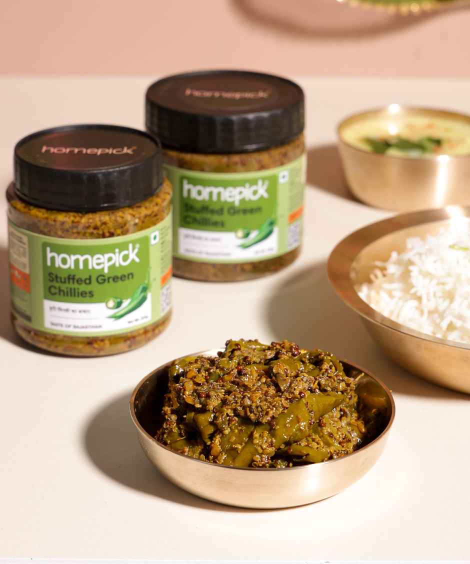Homepick Stuffed Green Chillies