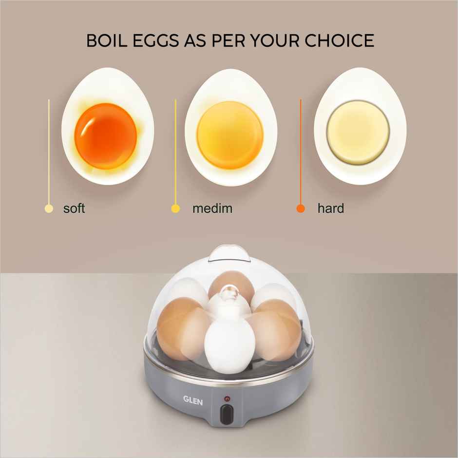 Glen Egg Boiler 7 Egg,350W (Sa3040Eb7) Grey