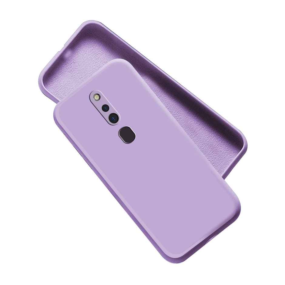 Artistque Case For Oppo F11 Pro Back Cover - Plain Liquid Silicone Cover