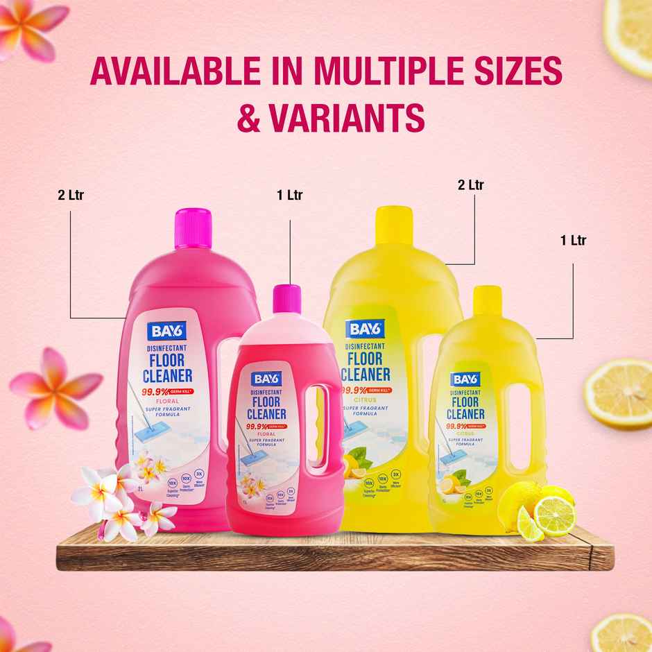 BAY6 Floor Cleaner Super Fragrant Floral