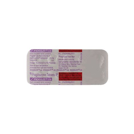 Pioglit 15 Tablets