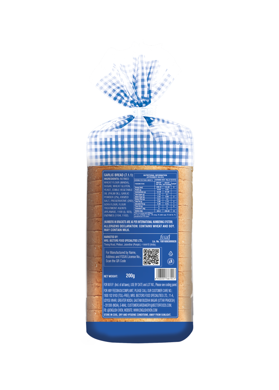 English Oven Garlic Bread