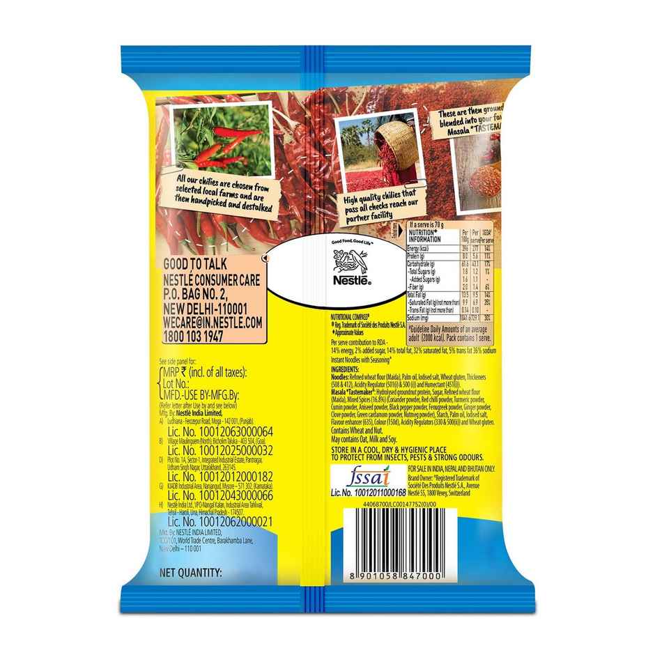 Maggi Masala Noodles No Onion No Garlic Combo
