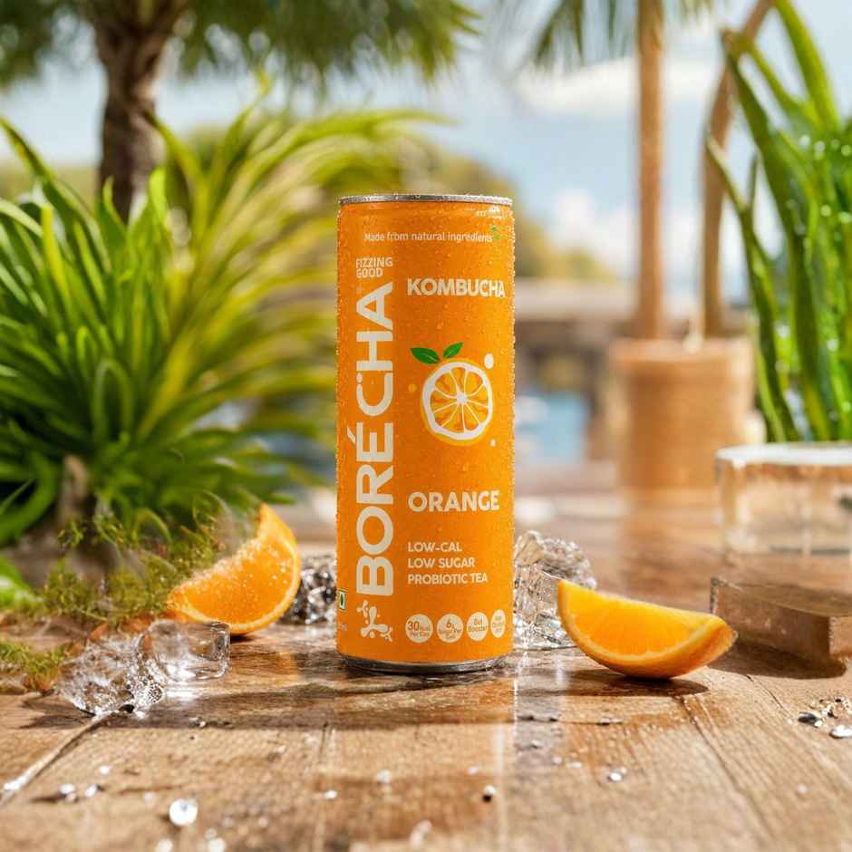 Borecha Orange Probiotic Kombucha