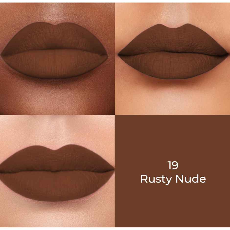 Colors Queen Color It All Non|Transfer Lip Crayon Lipstick Lip Crayon for Women | Rusty Nude