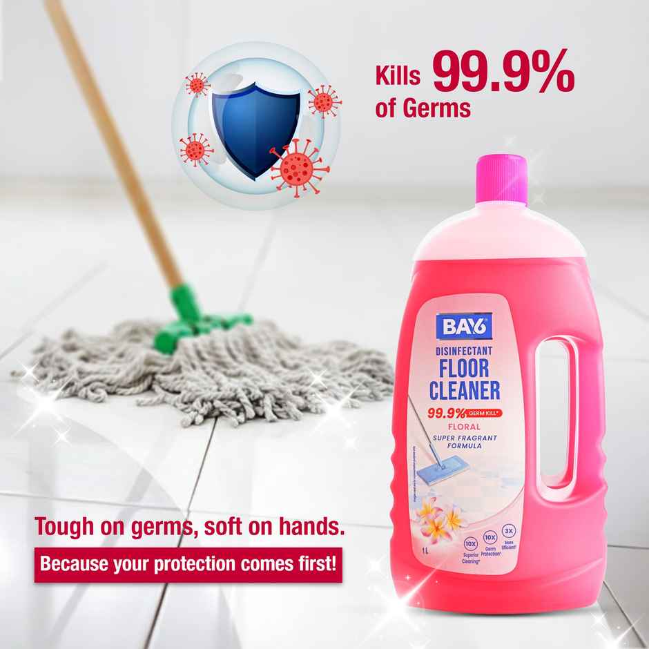 BAY6 Floor Cleaner Super Fragrant Floral Formula