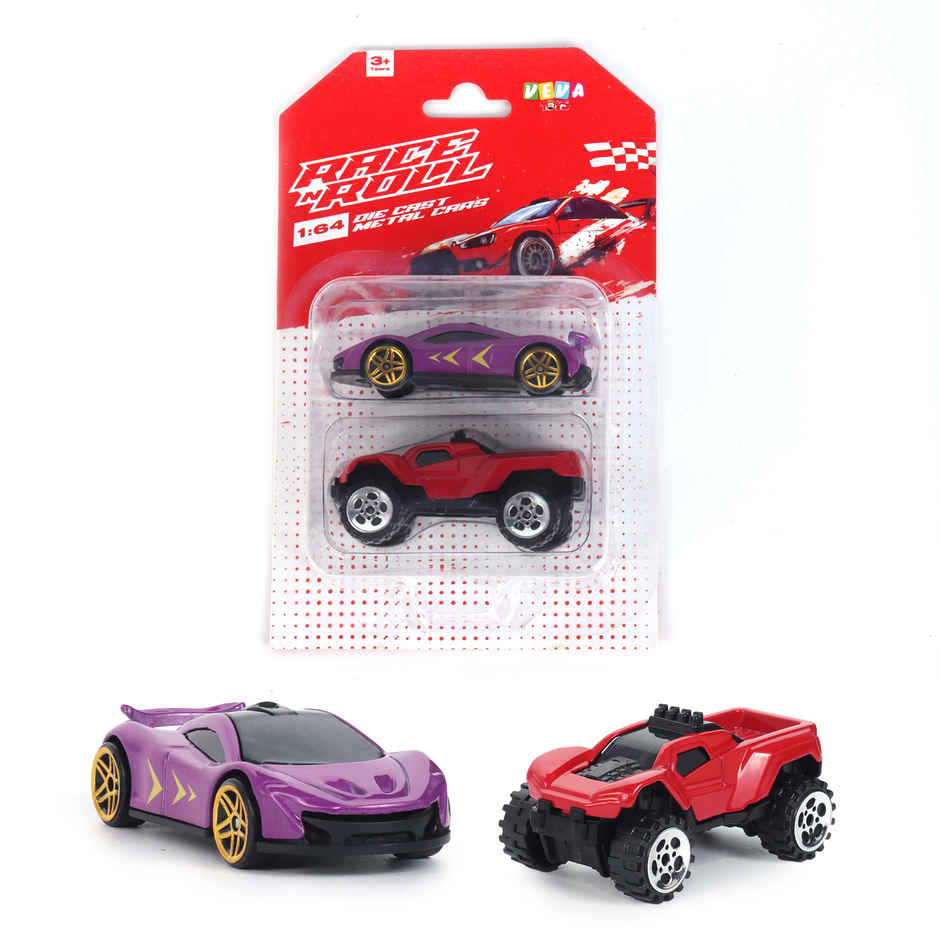 Race N Roll 1:64 Metal Die Cast Car - Mc.tr | Pack of 2