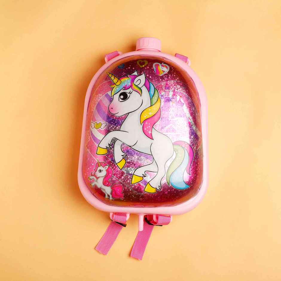 Star toys Pressure Water Gun Pichkari With Water Tank - Unicorn