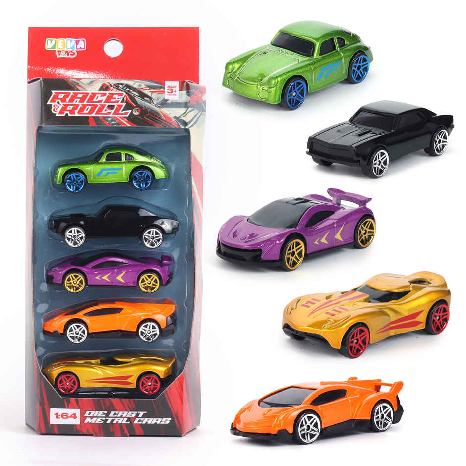 Race N Roll 1:64 Metal Die Cast Car | Po365.br.mc.lv.ch | Pack of 5