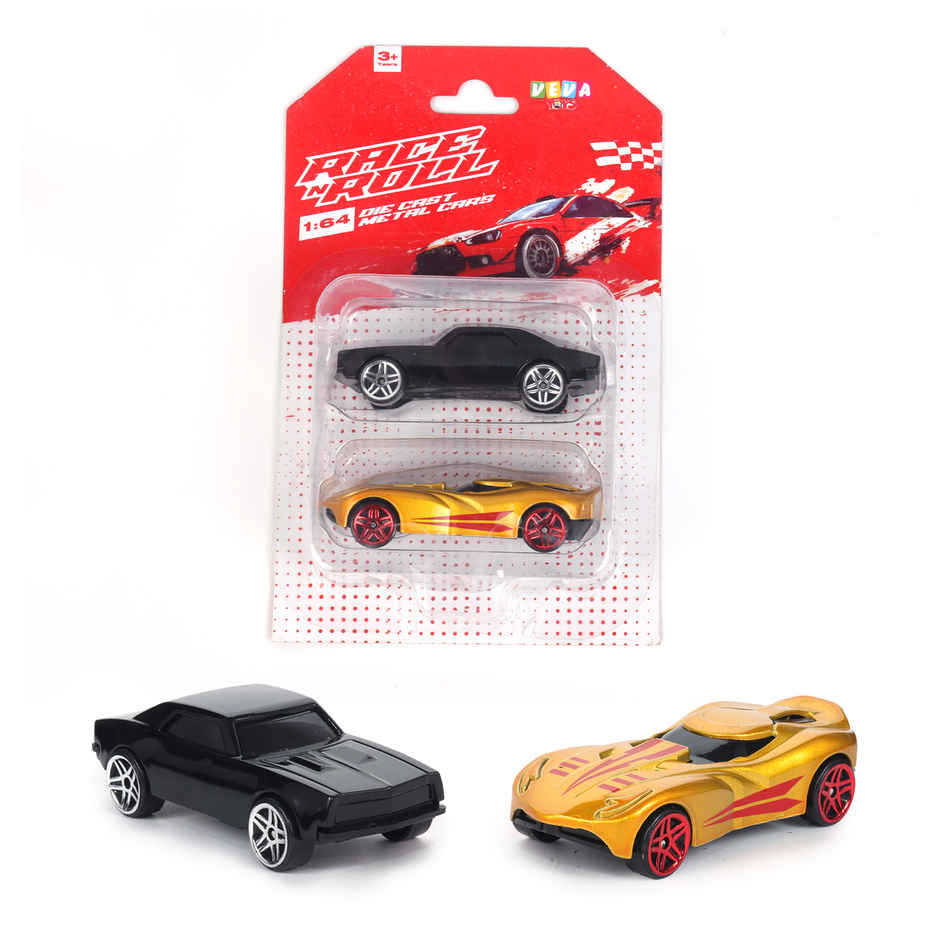 Race N Roll 1:64 Metal Die Cast Car - Br.ch | Pack of 2